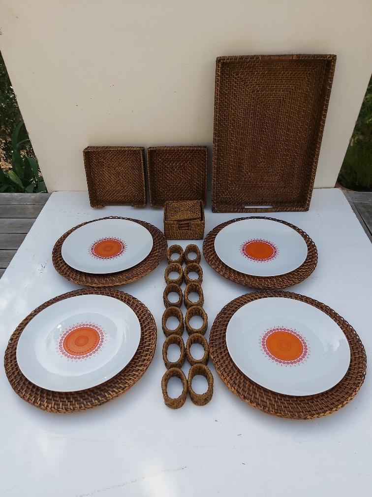Caning table set