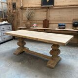 Solid oak monastery table