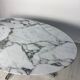 1960s oval marble dining table by Florence Knoll for Roche Bobois