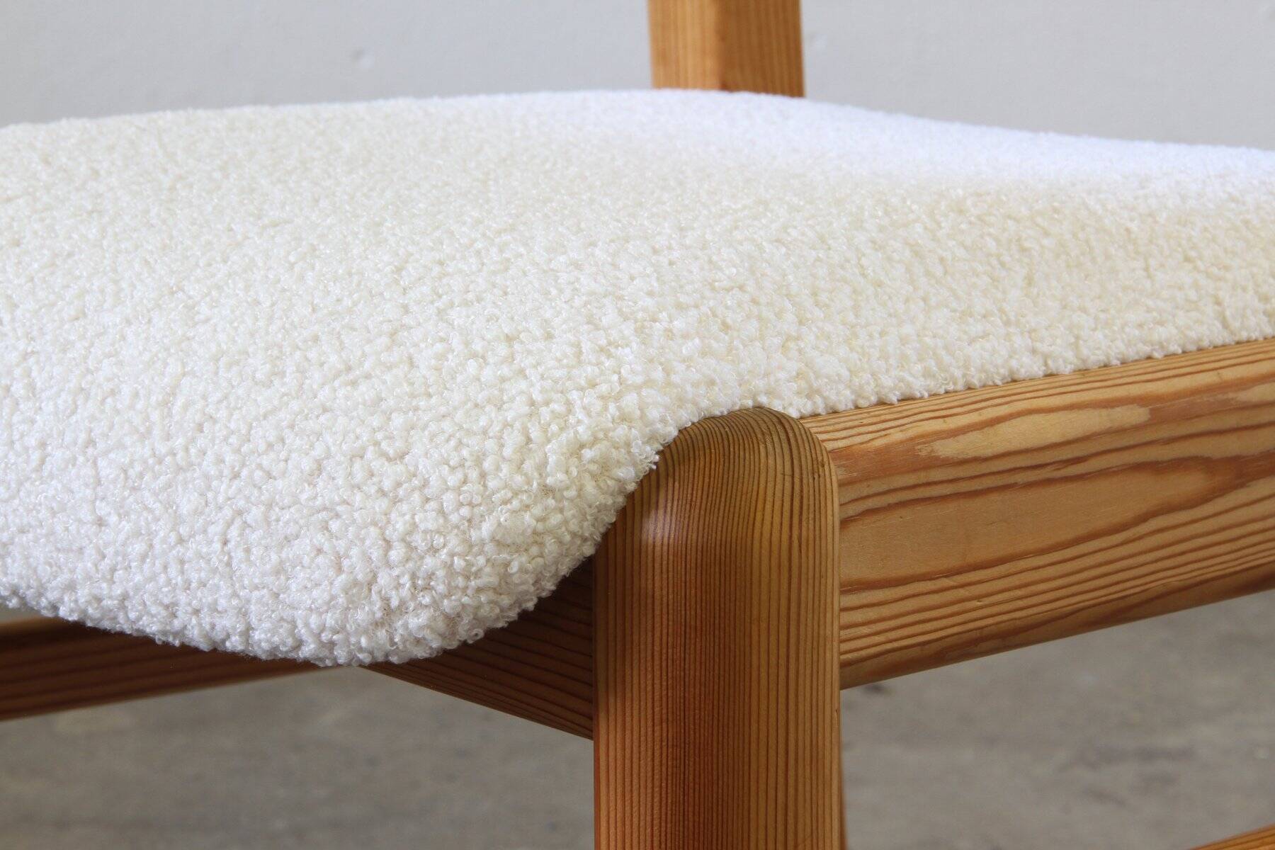 Chaises de salle à manger danoises vintage en pin, appartenant à Dyrlund, années 1970-1980, lot de 6