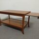 Teak coffee table with vintage extensions