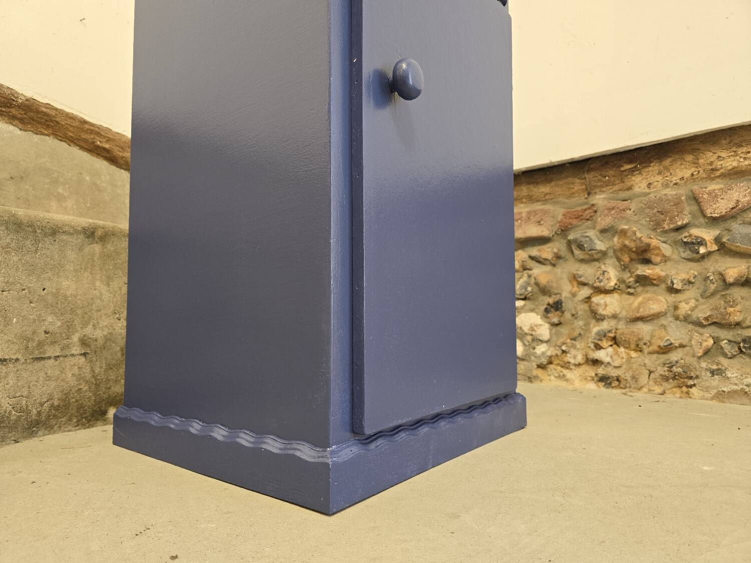 Small buffet one door one drawer Mado repainted