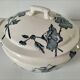 Lion Soup Tureen – Blue-grey Hollyhocks 1890-1920