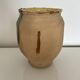 Old jar with brushstroke decoration