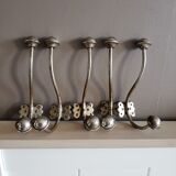 Set of 5 metal wall hooks