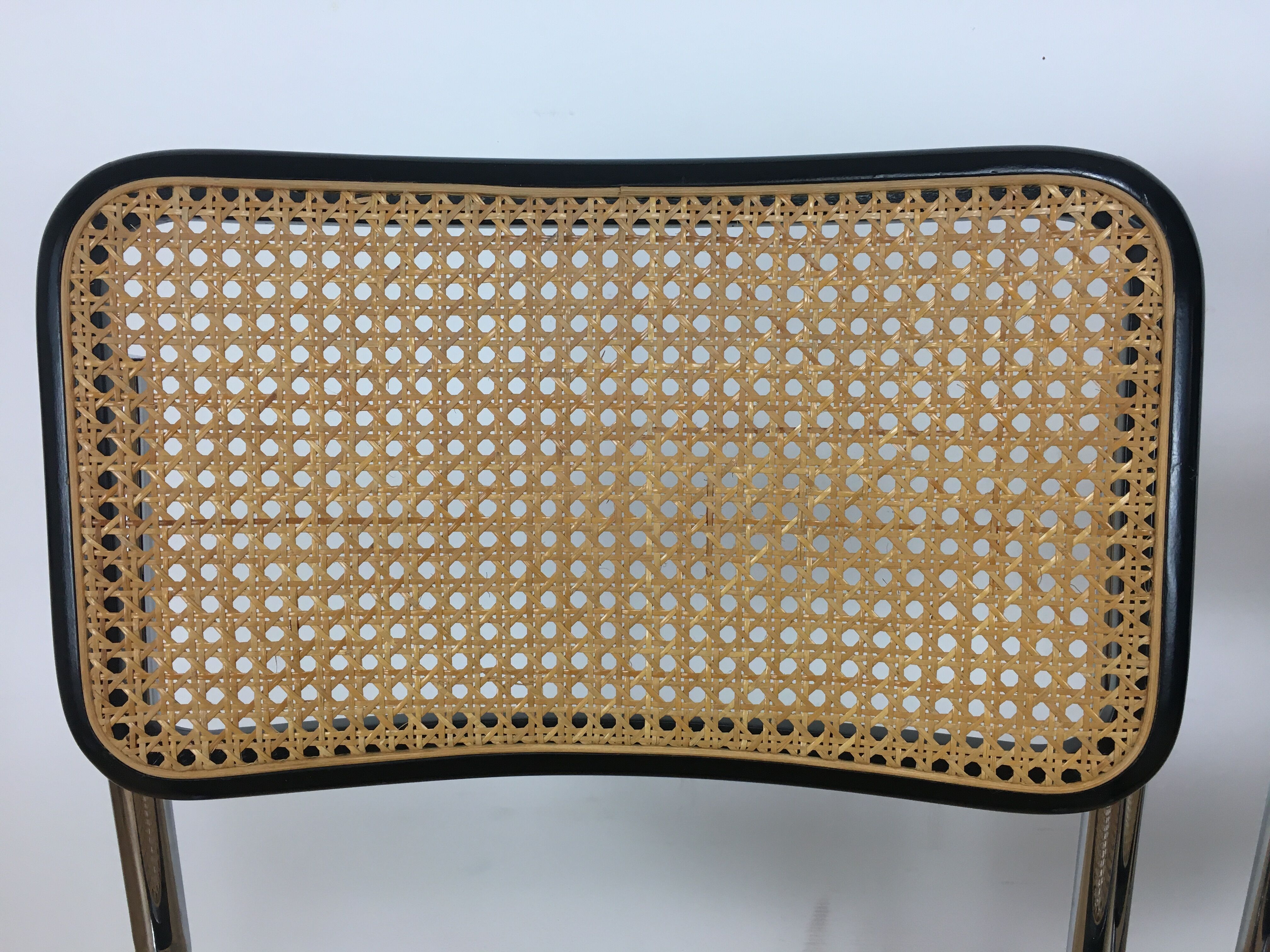 4 chairs Cesca B32 by Marcel Breuer