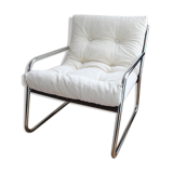 Restored vintage chair in corduroy