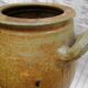 Varnished sandstone jar