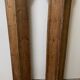 Pair of corners in ash and oak of the nineteenth century
