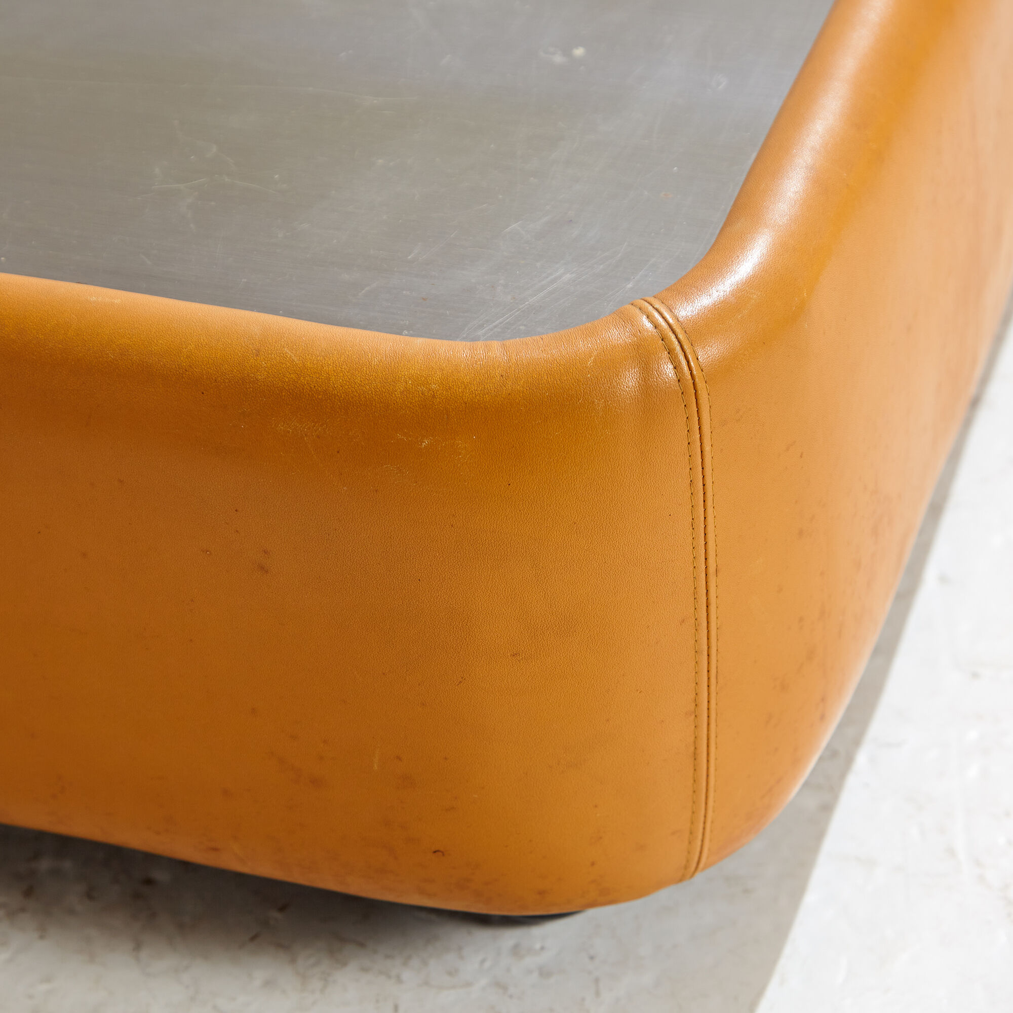 Modular leather sofa set