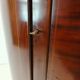 Edwardian mahogany bow-fronted wardrobe by Maple & Co