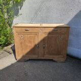 Art Deco sideboard in natural wood