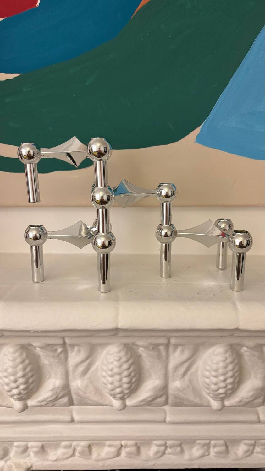 Set of 4 Stoff de Nagel candle holders