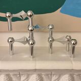 Set of 4 Nagel Fabric Candle Holders