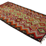 Anatolian handmade kilim rug 314 cm x 162 cm