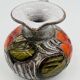 Bowl Vase "Flower Power" – Vintage Italian Ceramic (Brutalist Style)