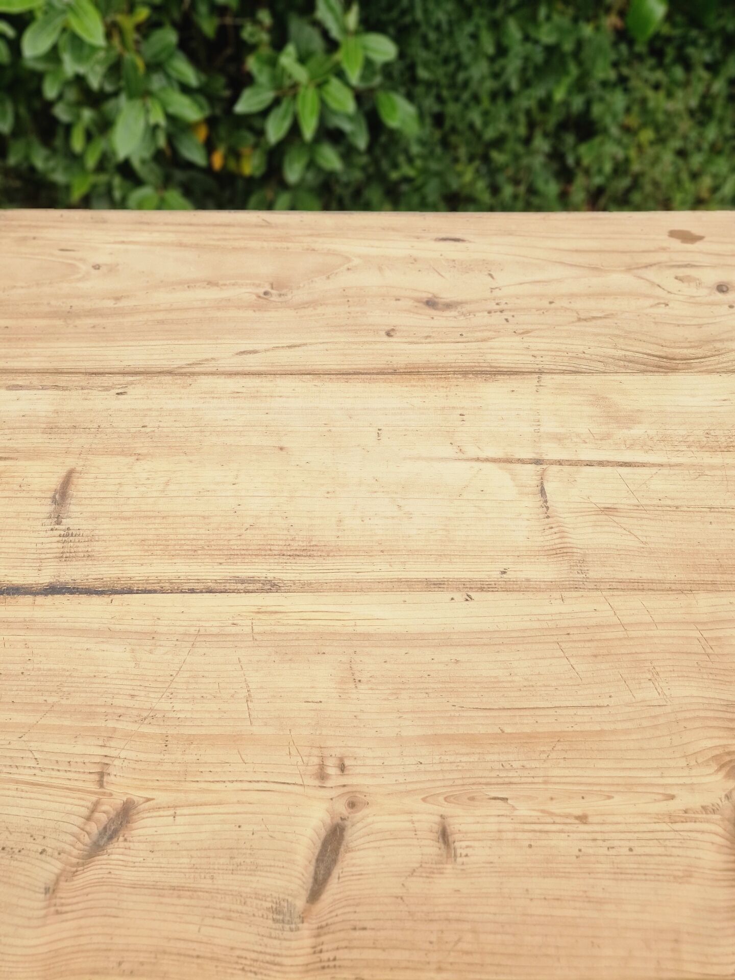 Table console en sapin
