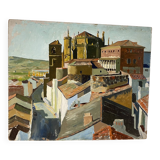 Palace landscape signed