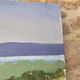 Oil on Canvas Painting Lakeside Landscape Water Body signed Doan Inger