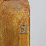 Sculpture Group “Family in Wood” by Roland Lavianne, 1970s