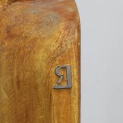 Sculpture Group “Family in Wood” by Roland Lavianne, 1970s
