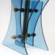 Lampe italienne, piètement en verre, années 60