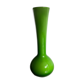 Vase opaline vintage vert
