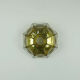 vintage 1960s 70s glashuette limburg CEILING LAMP bubble glass shade and brass