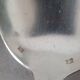 Large silver-plated metal spoon (silver hallmark) Louis XV style