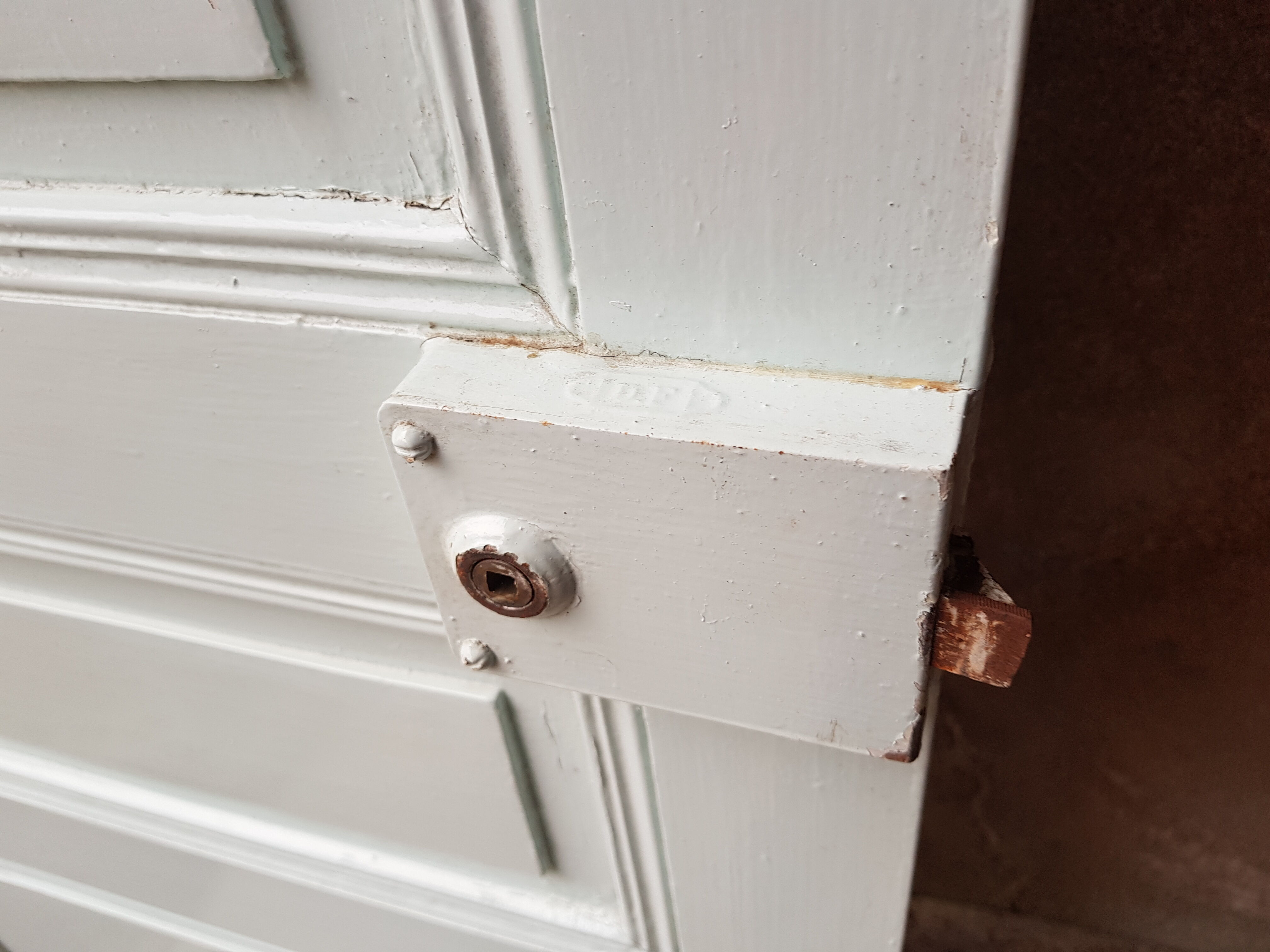 Old interior door