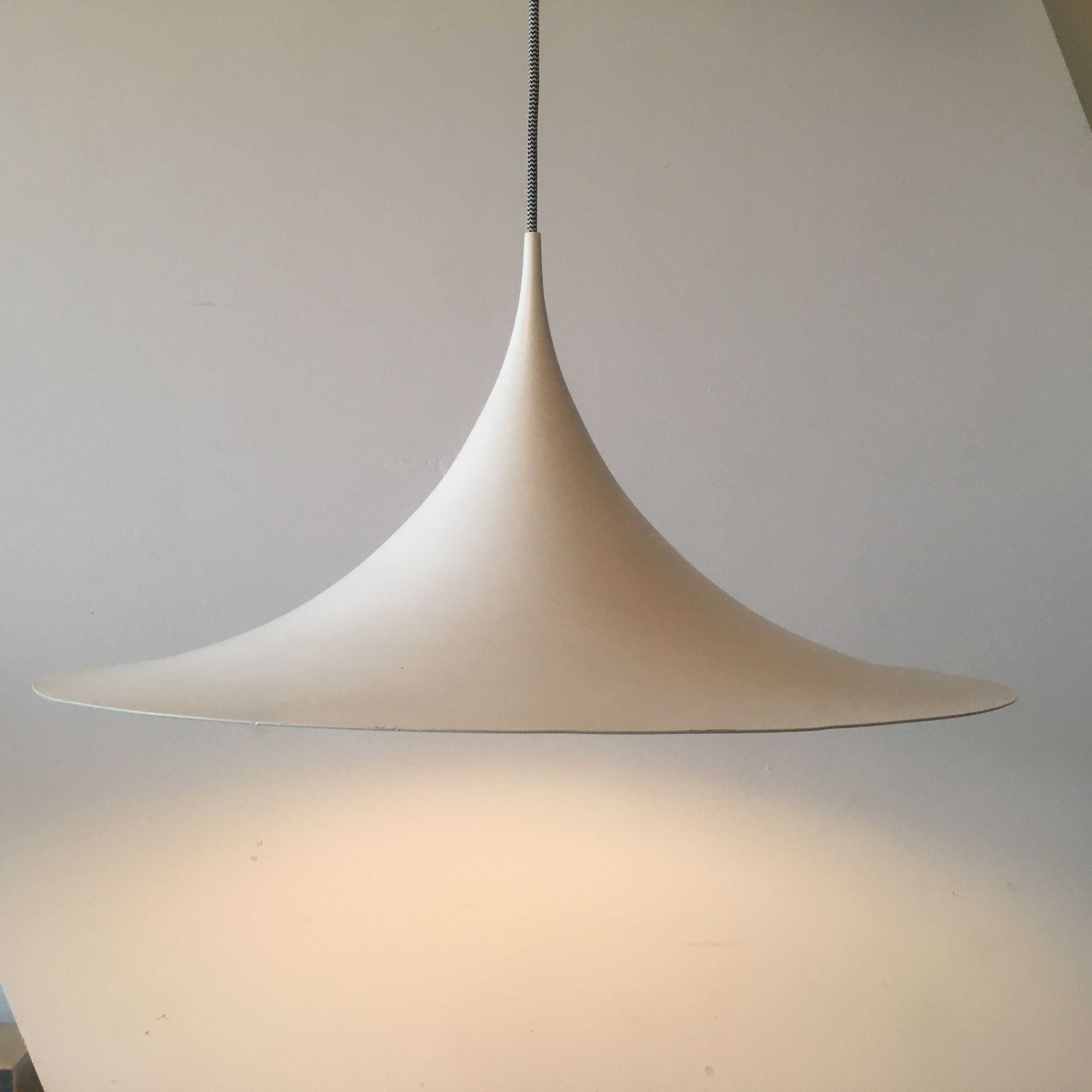 Semi pendant light byClaus Bonderup & Torsten Thorup for Fog & Mørup, 1960s