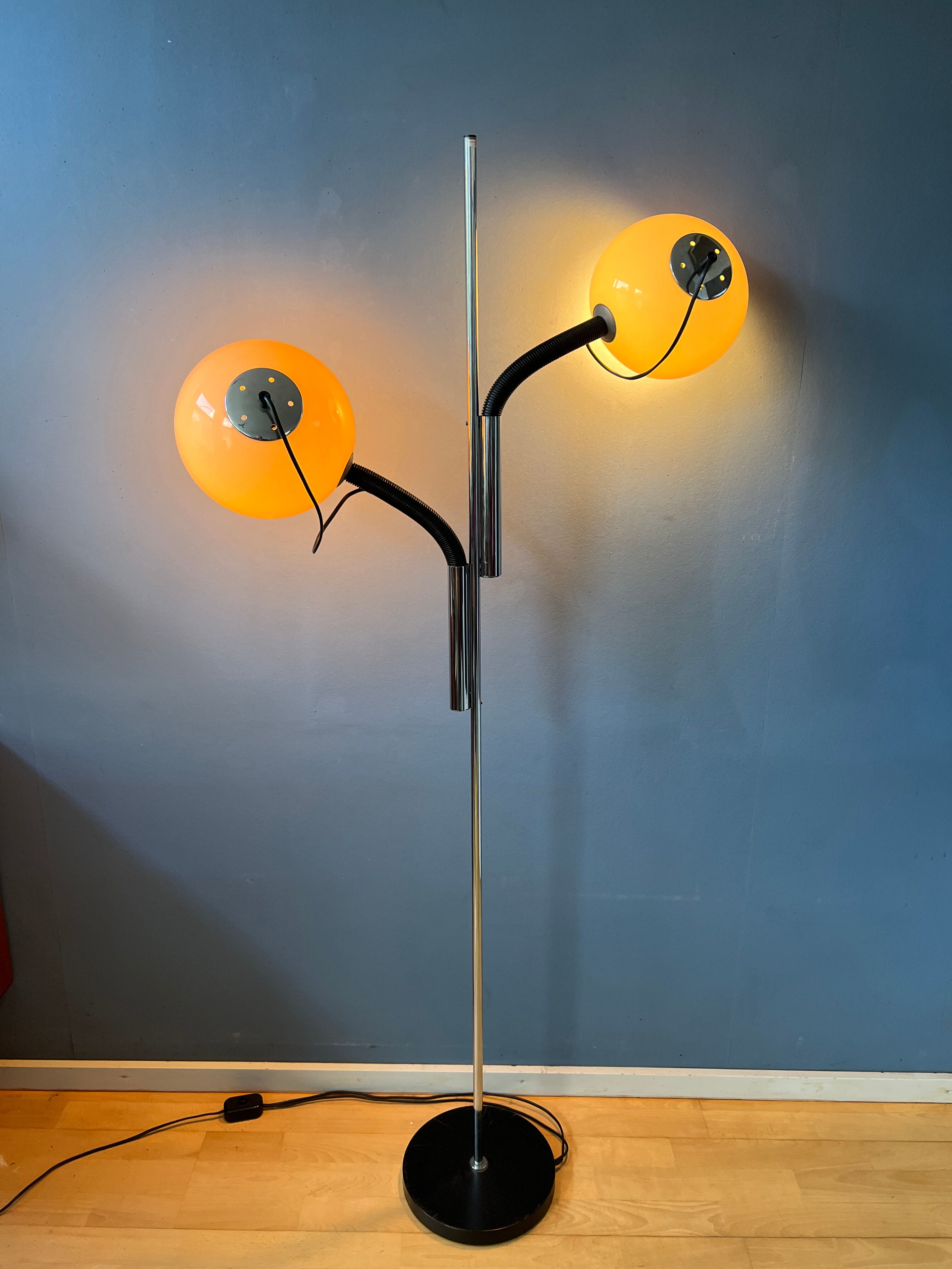 Mid century steinhauer space age mushroom floor lamp