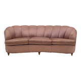 Gio Ponti Mid-Century Modern Rare Italian Curved Sofa "Casa E Giardino" 30