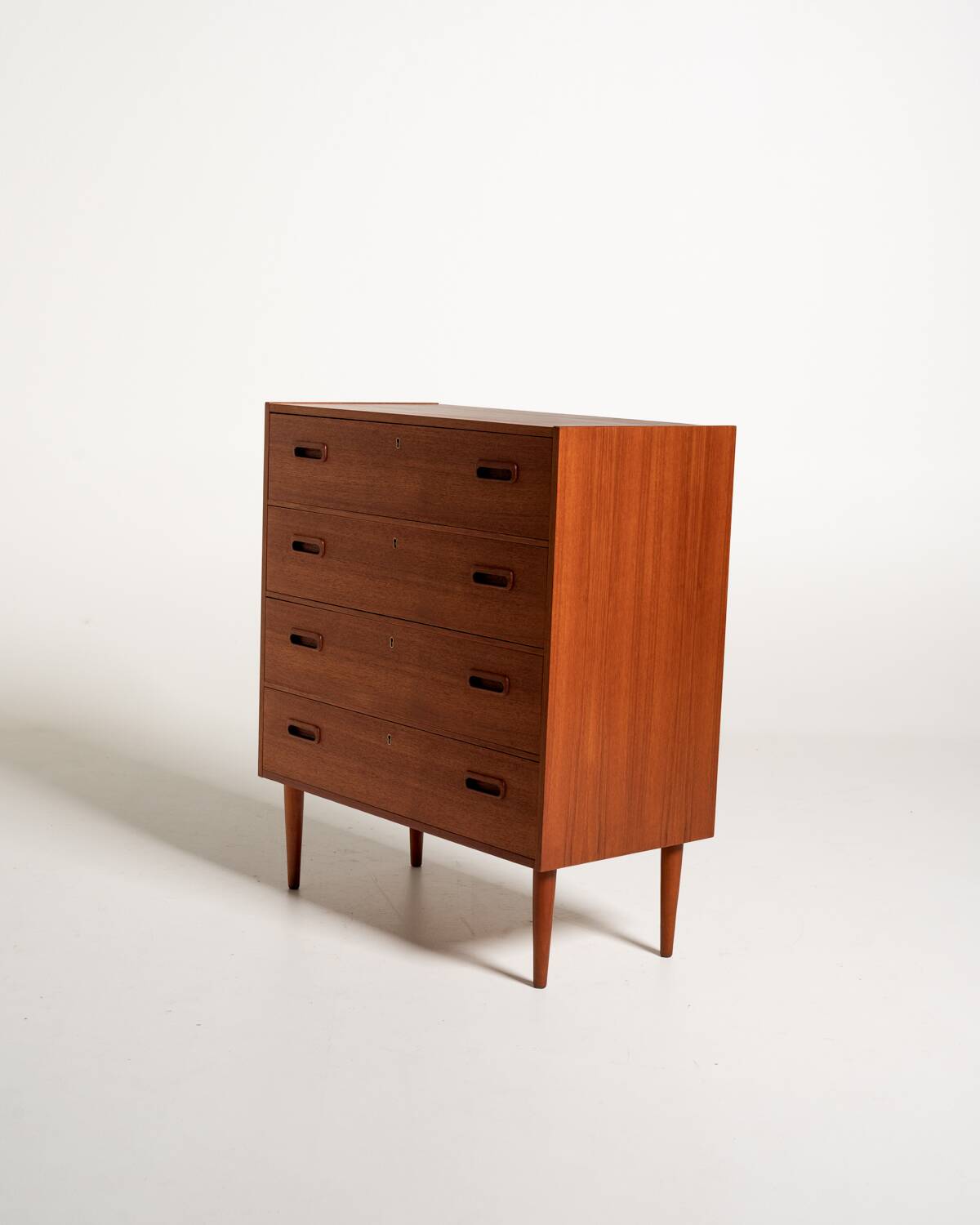 Teak Chest of Drawers, Scandinavia, 1960s