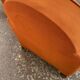 Pair of vintage orange club chairs