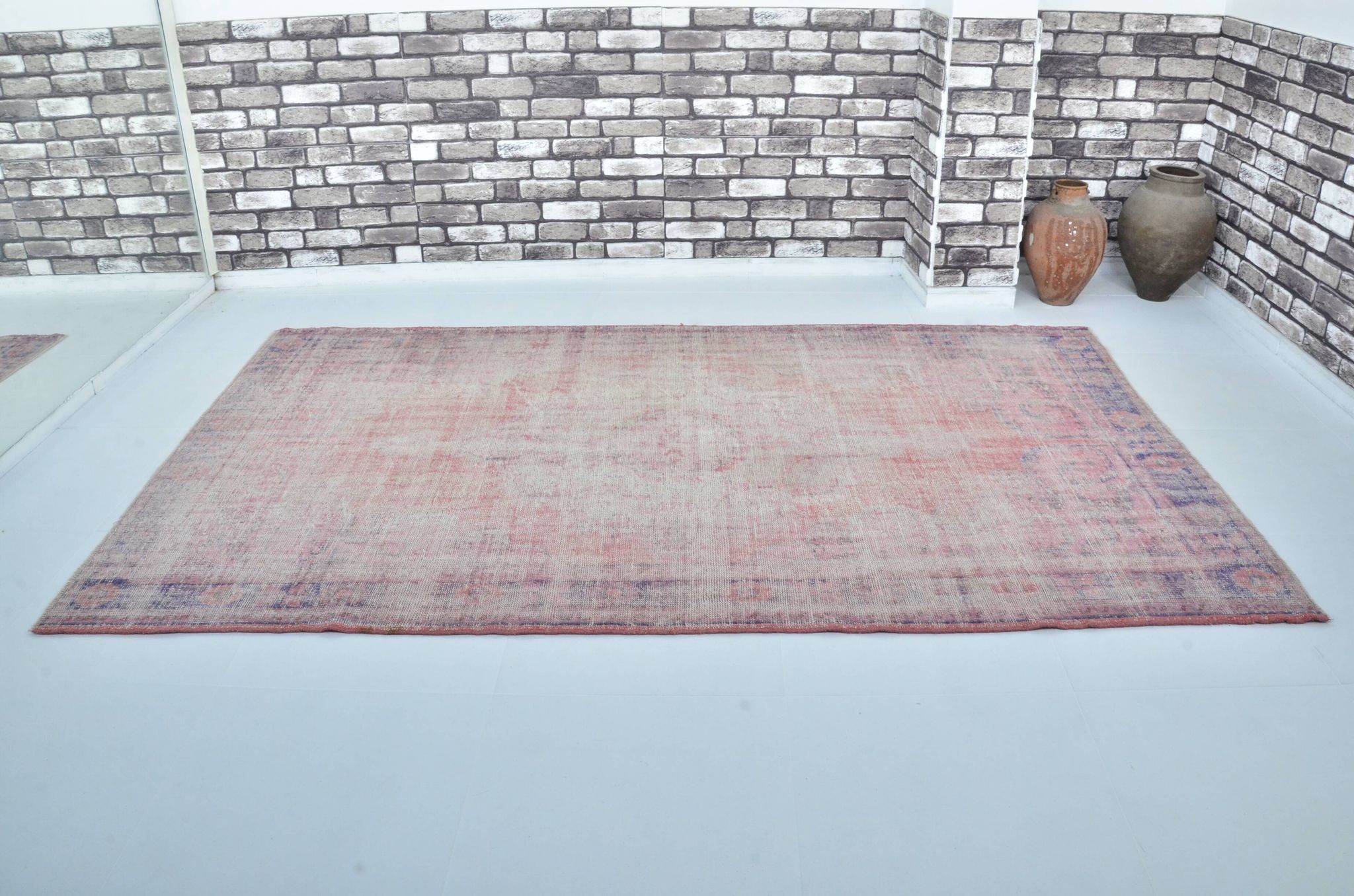 Tapis vintage turc Oushak sku 3189