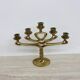 Mid-century large brutalist solid bronze candleholder, 1970s