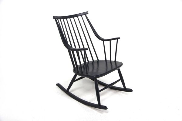 Rocking-chair scandinave ''Grandessa'', Lena Larsson, Nesto, Suède, 1960