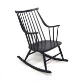 Scandinavian rocking chair "Grandessa", Lena Larsson, Nesto, Sweden, 1960