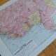 Old geographical map of West and Equatorial Africa Larousse