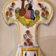 Henriot Quimper faience holy water font 20th century