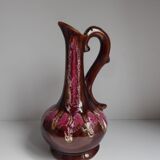 Pitcher in enamelled earthenware of Vallauris