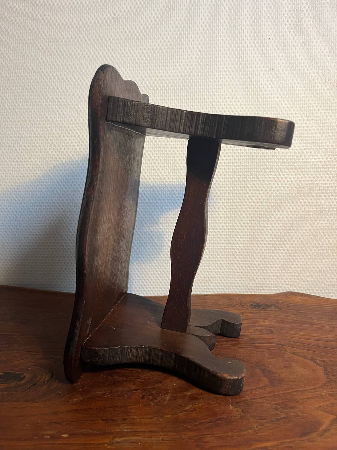 Repose pied ou tabouret bois
