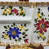 Vintage Italy 1970s decor plates and dishes set