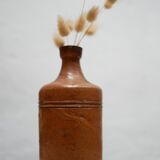 Bottle vintage glazed terracotta vase