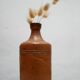 Bottle vintage glazed terracotta vase