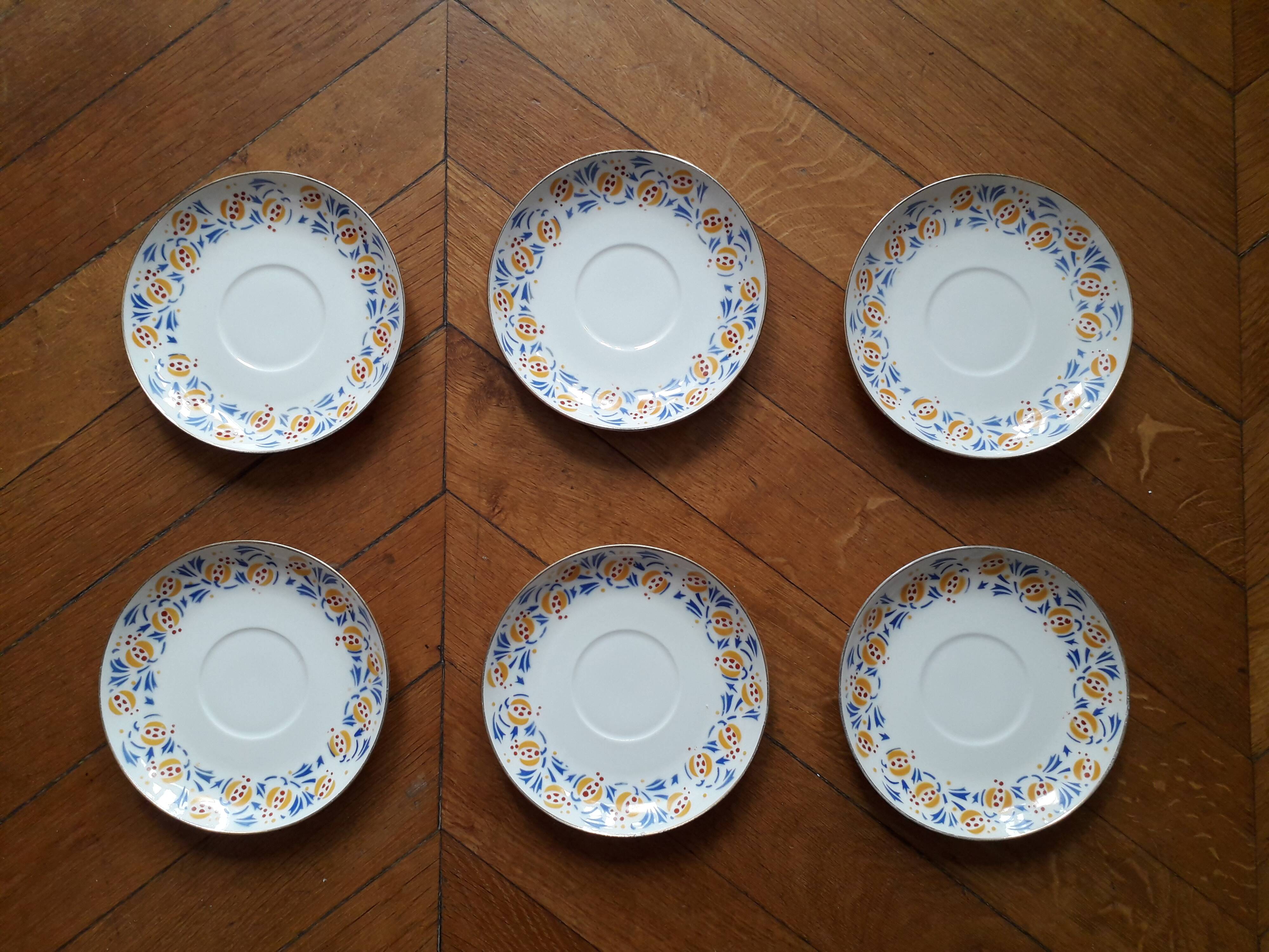 6 cup Limoge tea set from 50 years