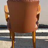 Pair of 50s bridge armchairs