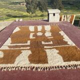 Large Beni Ouarain rug 320x220 cm – Handmade wool –