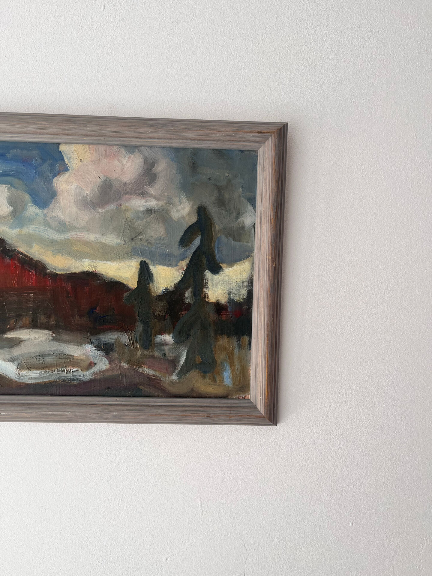 Painting by Per Olof Zachrisson 1960’s, Scandinavian Modern